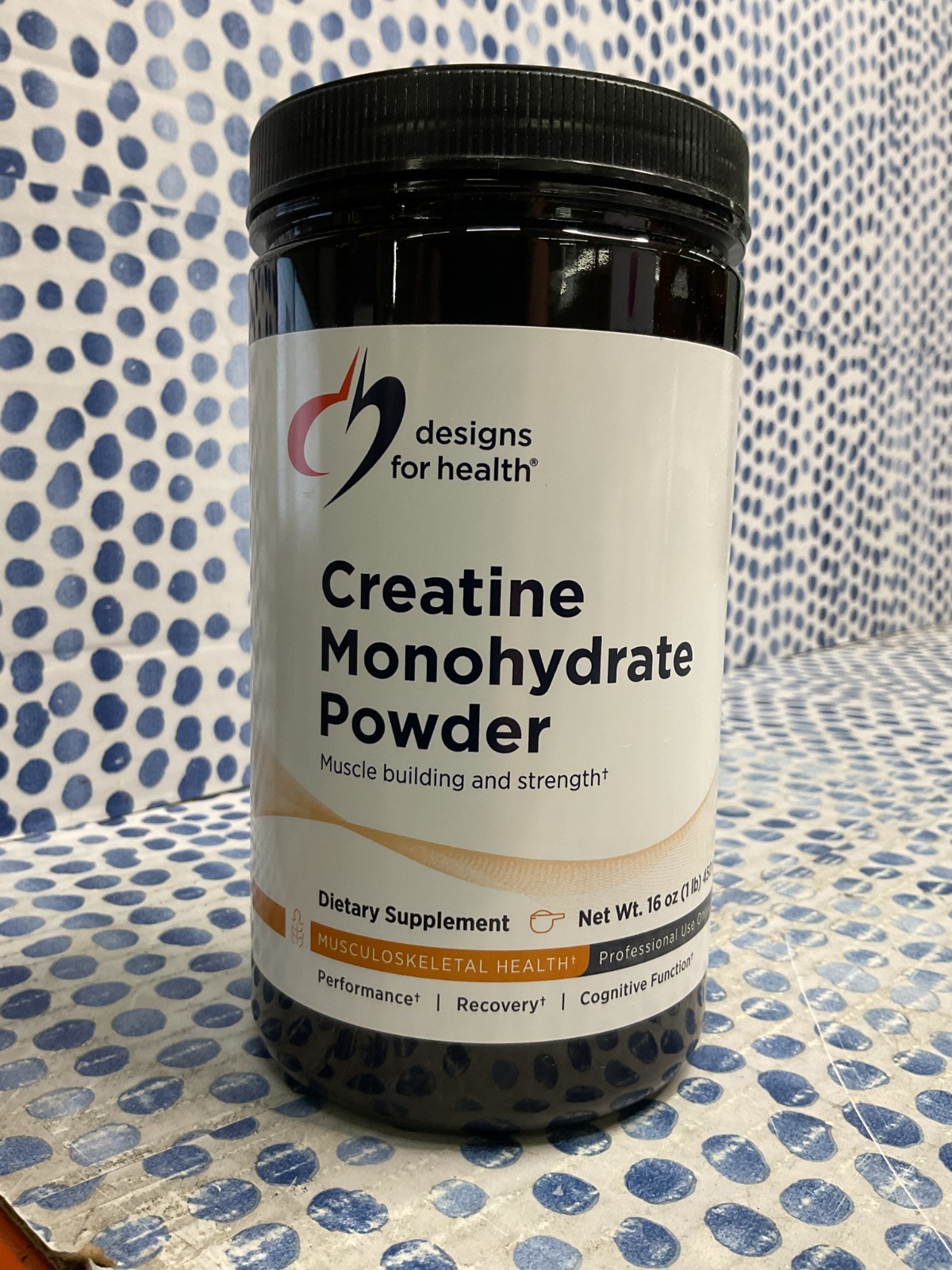 Designs For Health Creatine Monohydrate Powder 16oz  Exp 7/2027 *NEW/SEALED*
