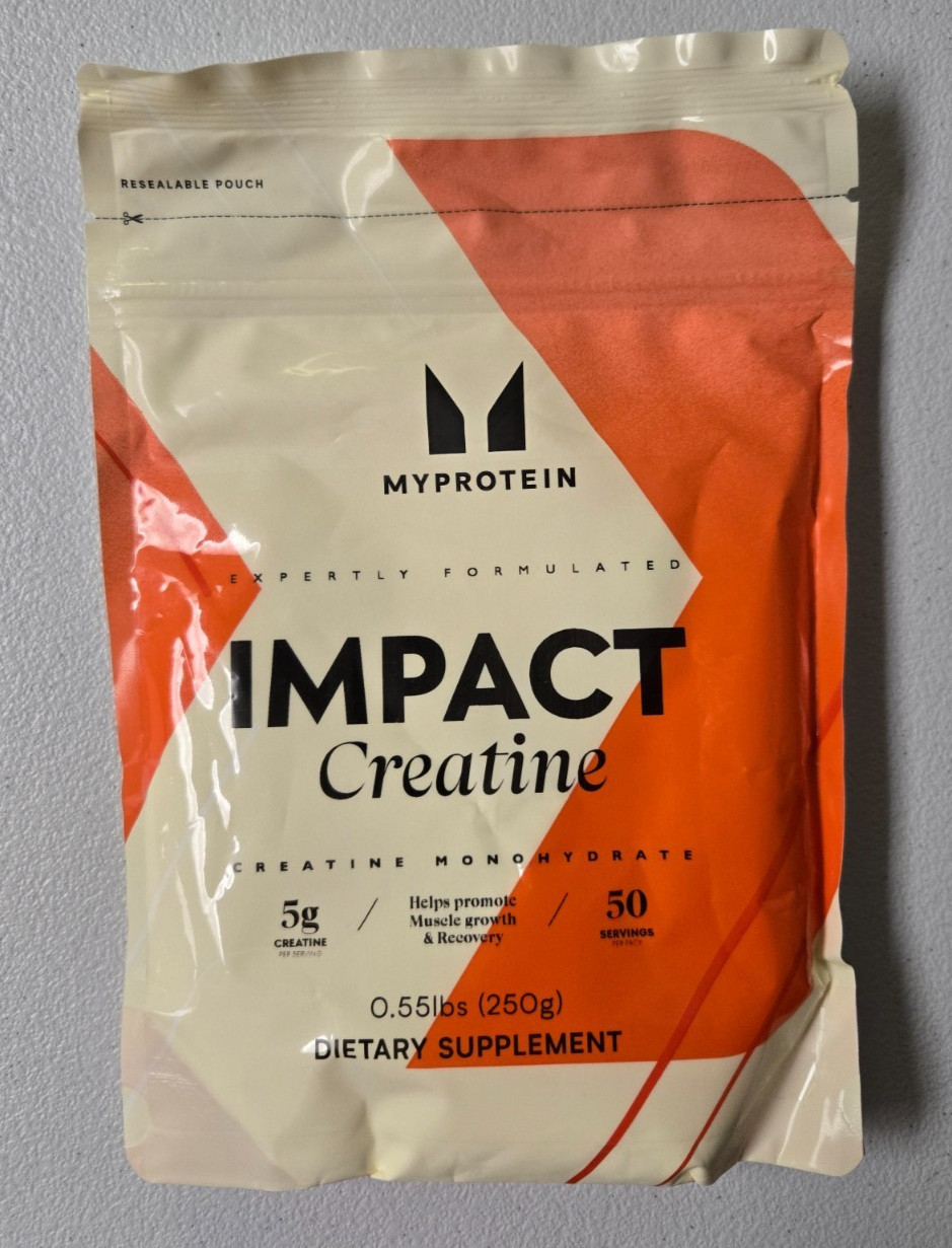 Myprotein Impact Creatine Monohydrate Powder .55lb 50Servings Pure Unflavored