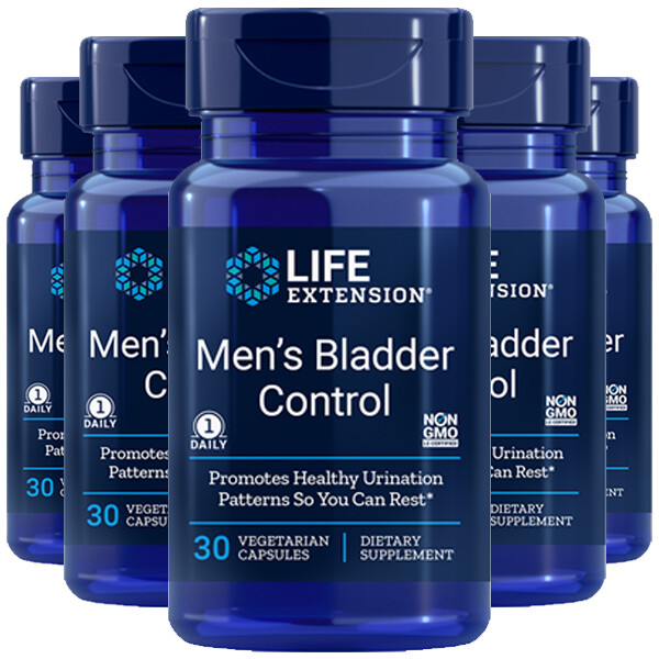 Life Extension Men’s Bladder Control 5X30Caps Beta-Sitosterol/Pygeum/Lycopene