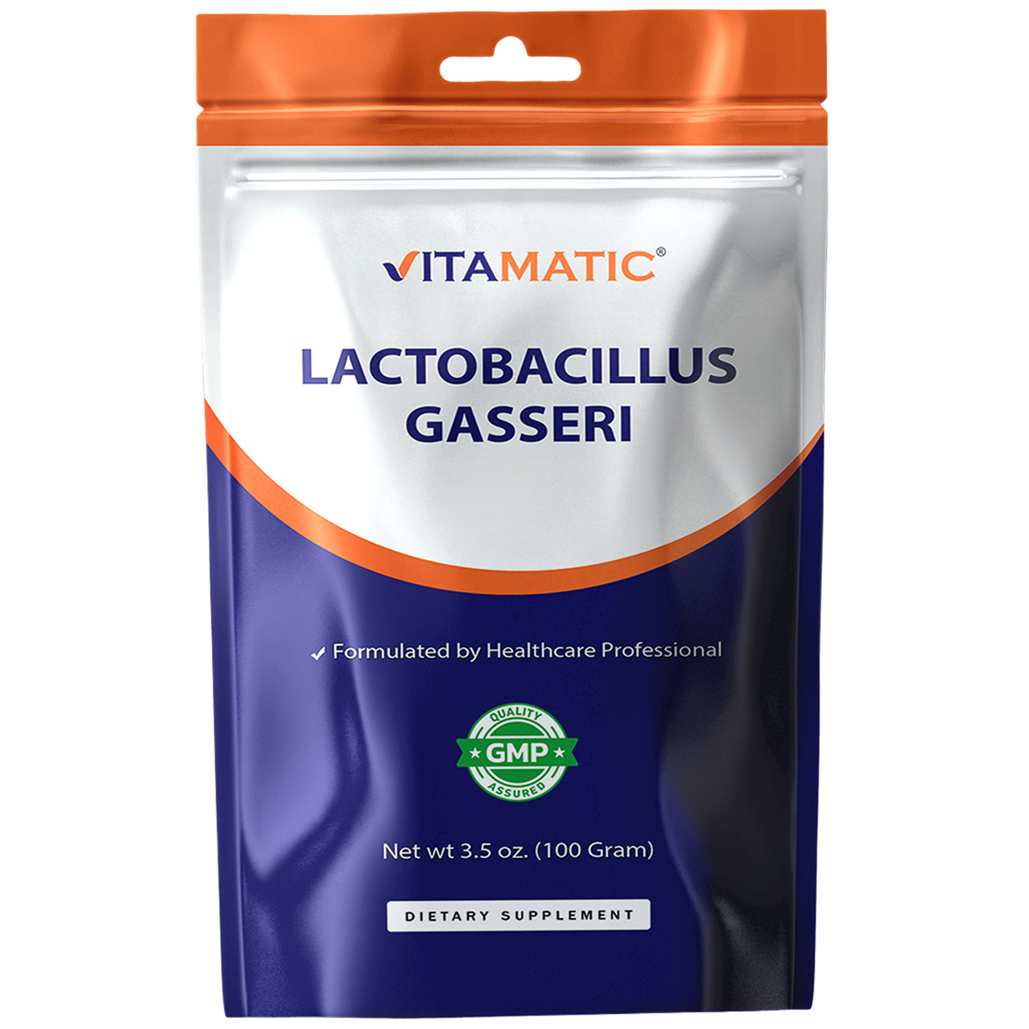 Vitamatic Lactobacillus Gasseri  Probiotic Powder – Digestive Support 100 Gr