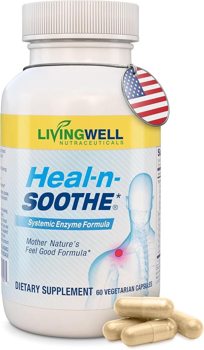 HEAL-N-SOOTHE Joint Support Supplements Body Defense Wellness- 60 Count (1 Pack)