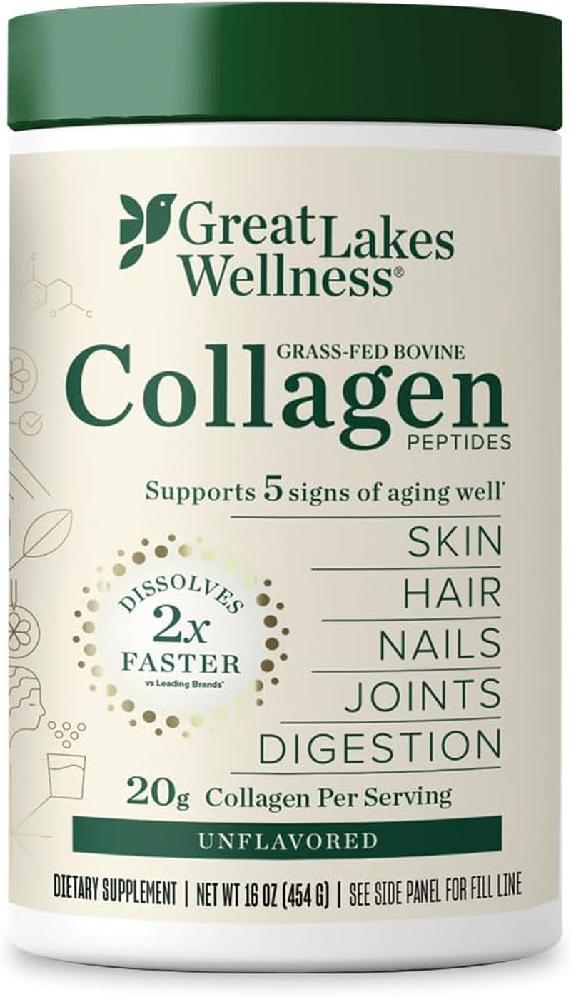 Collagen Peptides Powder for Skin, Hair, Nails, Joints & Digestion – Unflavored