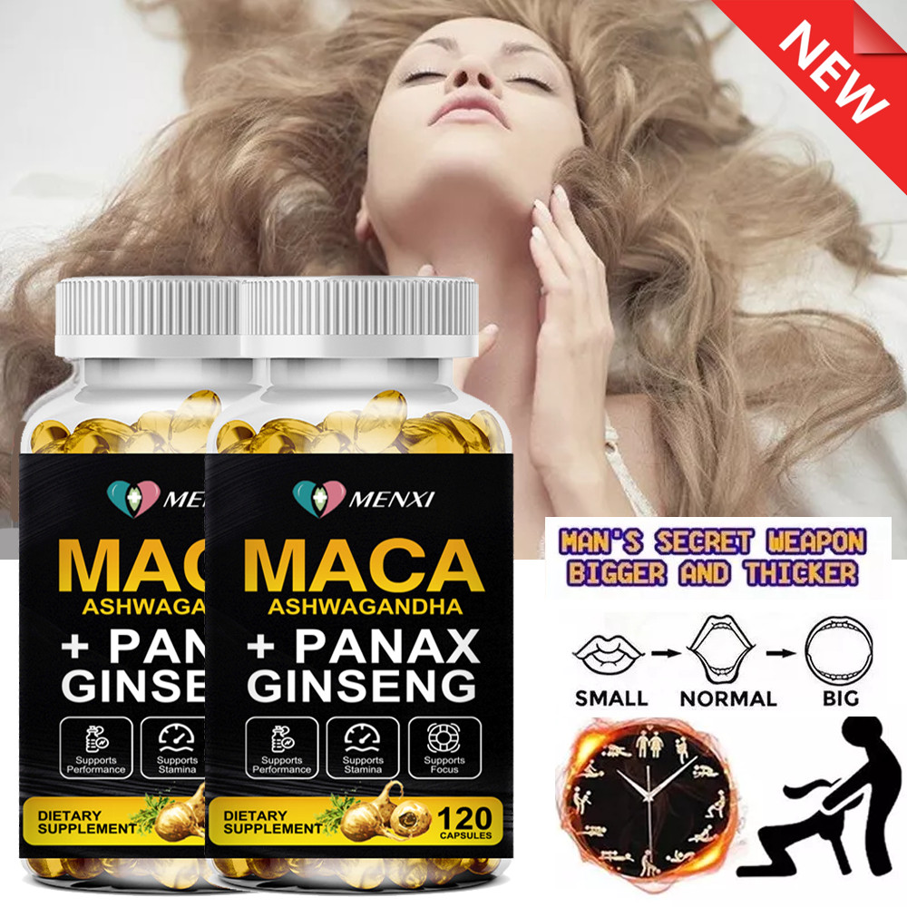 Maca Root Capsules 10000mg, Peruvian Maca Extract for Men & Women 240 Capsules