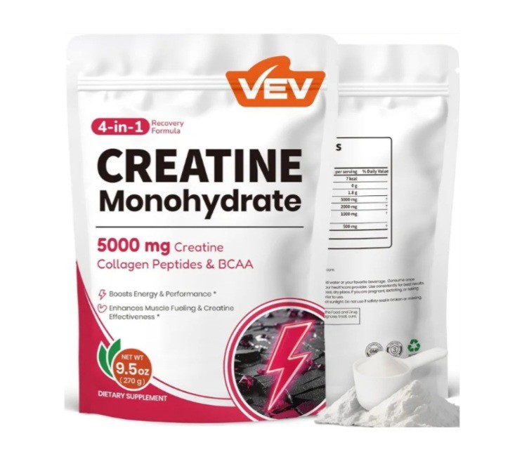 VEV Creatine Monohydrate for Women Powder 5000mg with Collagen & BCAAs 2:1:1