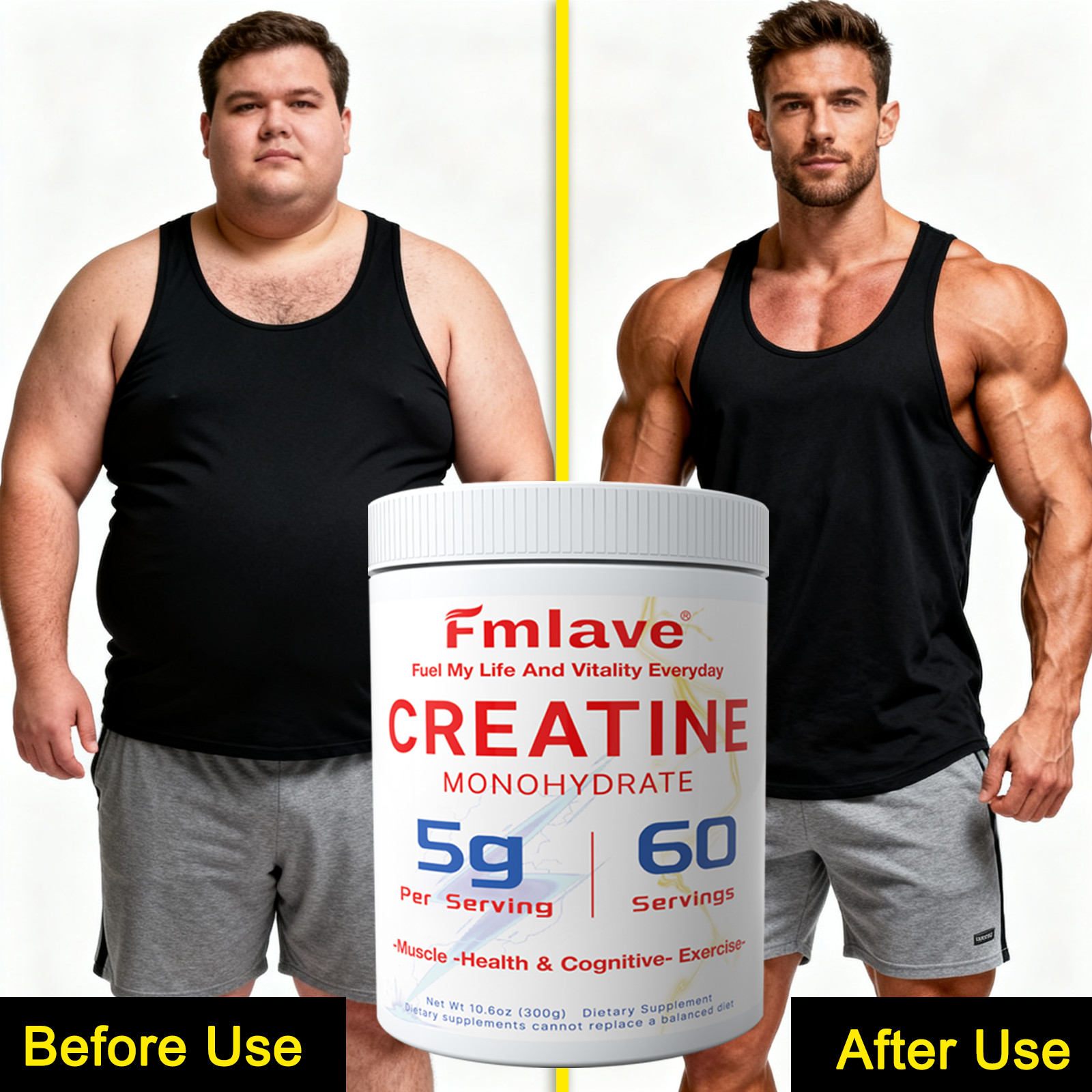 Creatine Monohydrate Powder – NSF Certified 10.6 oz Factory Sealed Exp 09-2027