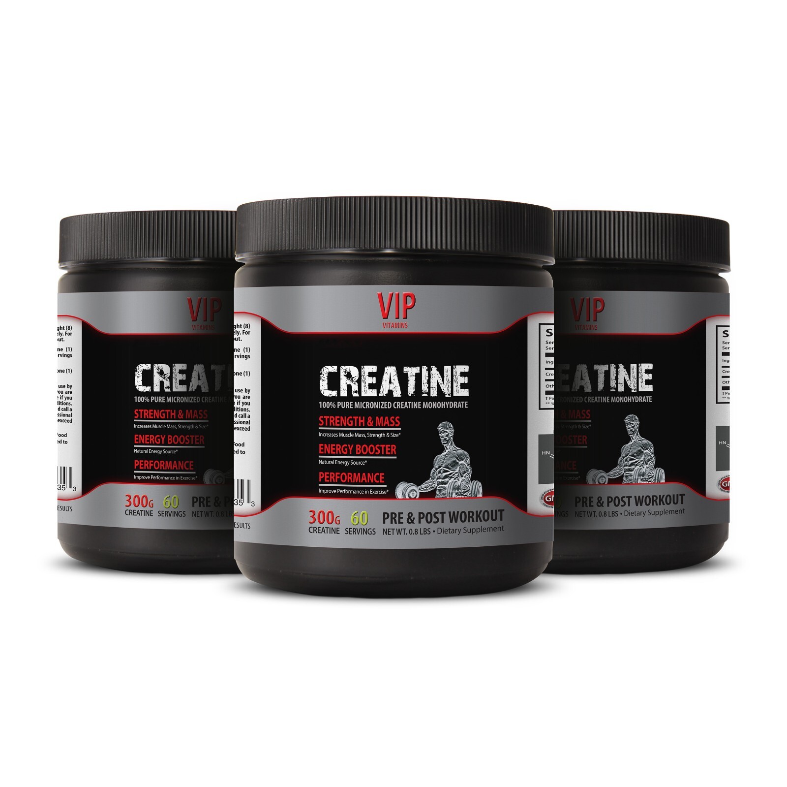 strength health – CREATINE 300G 100% Pure 3B – energy drink