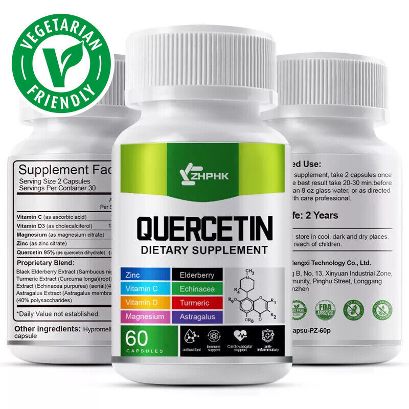Quercetin Ultra Strength 1000mg – Natural Immune Support Plant Based Supplement