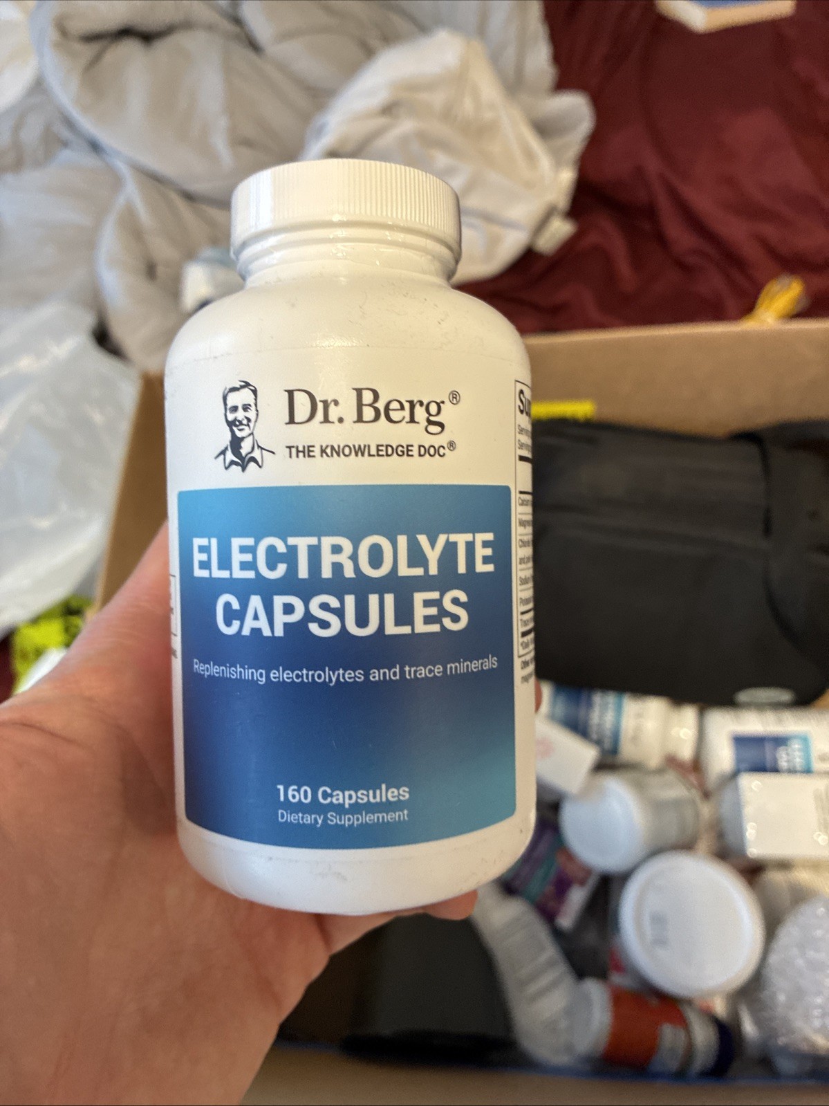 Dr Berg Electrolyte Capsules (160 Capsules) Electrolytes & Trace Minerals 01/27