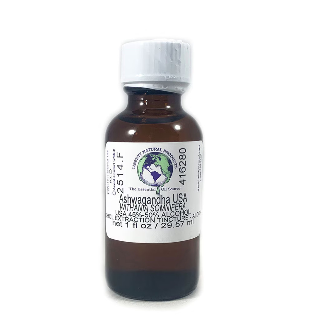 Ashwagandha Extract Herbal Tincture (LIBERTY NATURALS)  Free Shipping #1 Rated