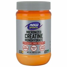 NOW Foods Sports Micronized Creatine Monohydrate Pure Powder 1.1 lbs. 500g