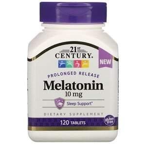 21st Century Melatonin 10 Mg Prolonged Release, 120 Tablets