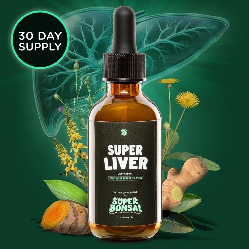 Super Liver Liquid Drops – Super Bonsai – 2 fl oz (30 Day Supply)