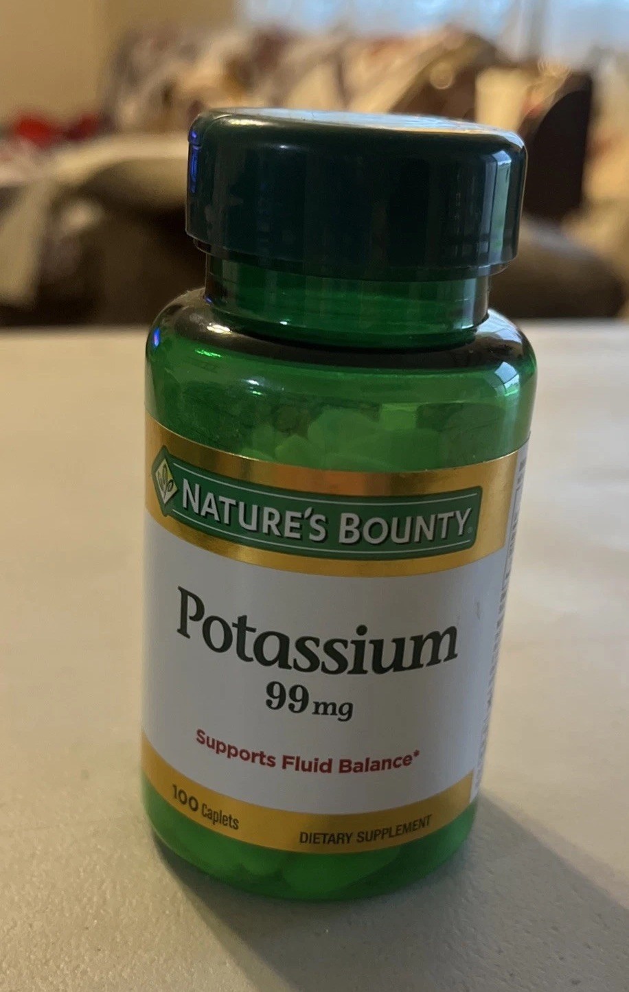Nature’s Bounty Potassium, Supports Fluid Balance, 100 Count (Pack of 1)