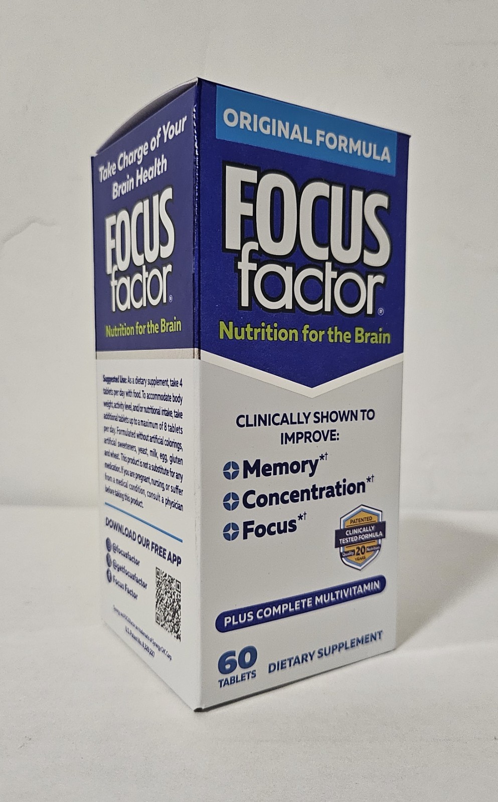 Focus Factor – Nutrition For The Brain Complete Dietary Supplement 60 Tablets