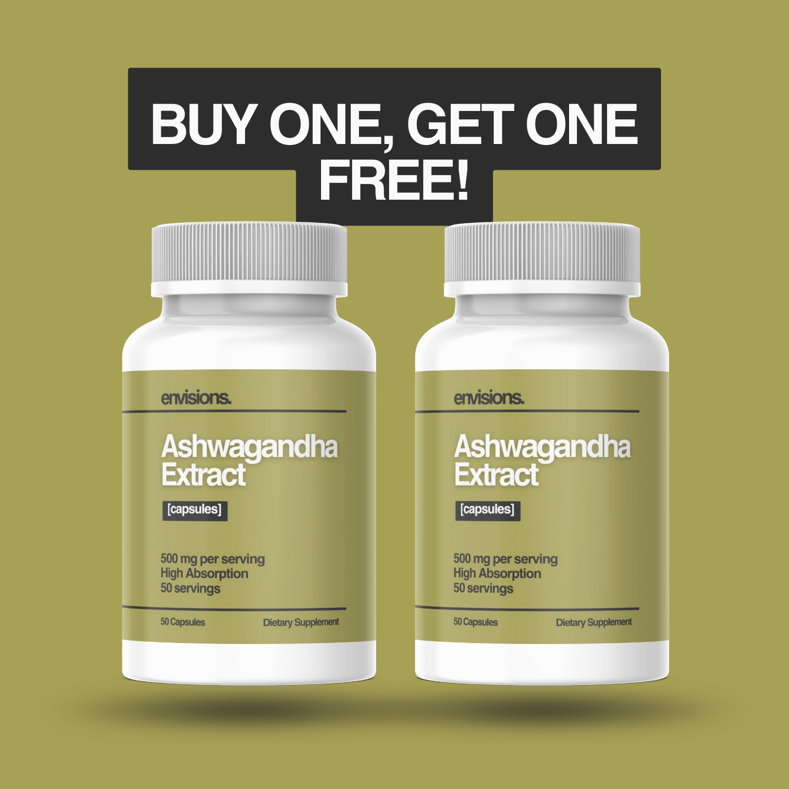 Ashwagandha extract capsules – for stress, recovery, relaxation, cognitive