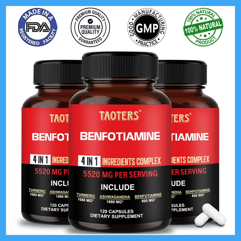 Benfotiamine,Turmeric,Ashwagandha,Gymnema Capsules – Support Circulation Health