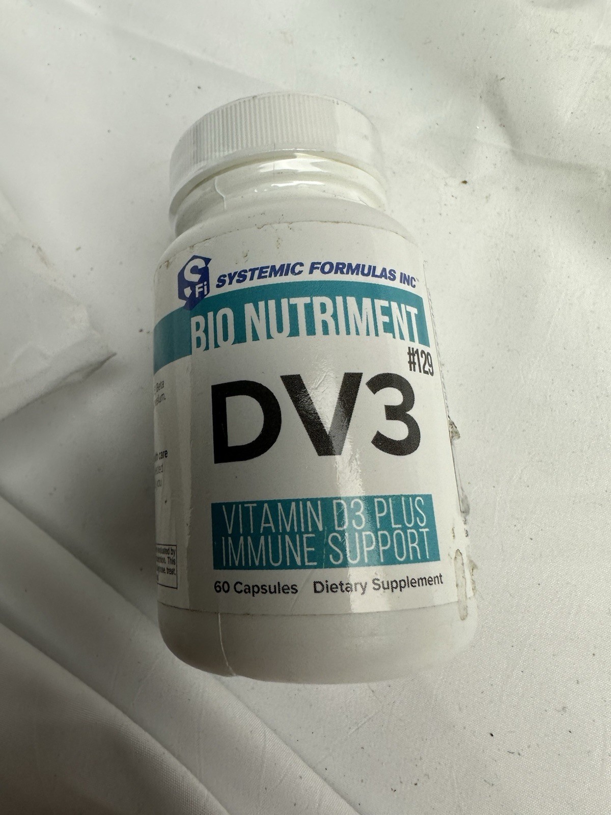 Systemic Formulas DV3 BioNutriment Vitamin D3 Plus Immune Support