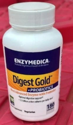 ENZYMEDICA DIGEST GOLD PROBIOTICS ADVANCED ENZYME FORMULA 180 CAPS
