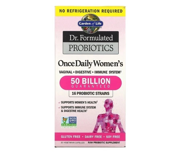 Dr. Formulated Probiotics Once Daily Women’s, 50 Billion, 30 Vegetarian Capsules