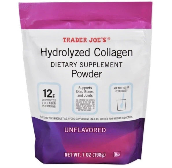 Trader Joe’s Hydrolyzed Collagen Powder Unflavored 7oz Dietary Supplement