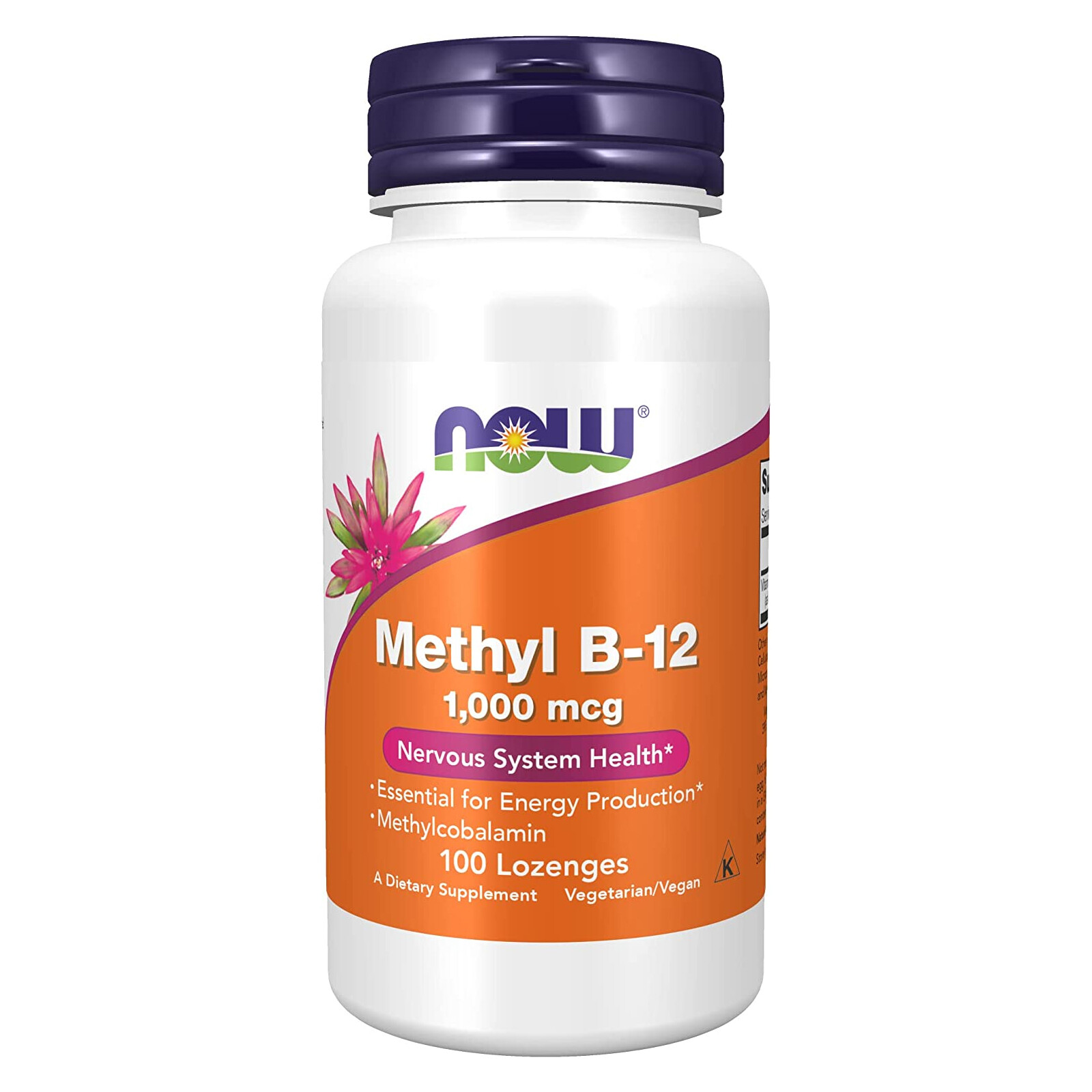 NOW FOODS Methyl B-12 1 000 mcg 100 Lozenges