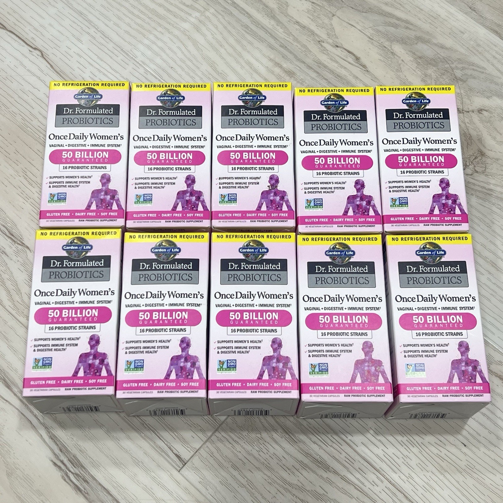 Garden of Life Dr Formulated Probiotics Women’s 50 Billion 30 Ct 10/26 – 10 Pack