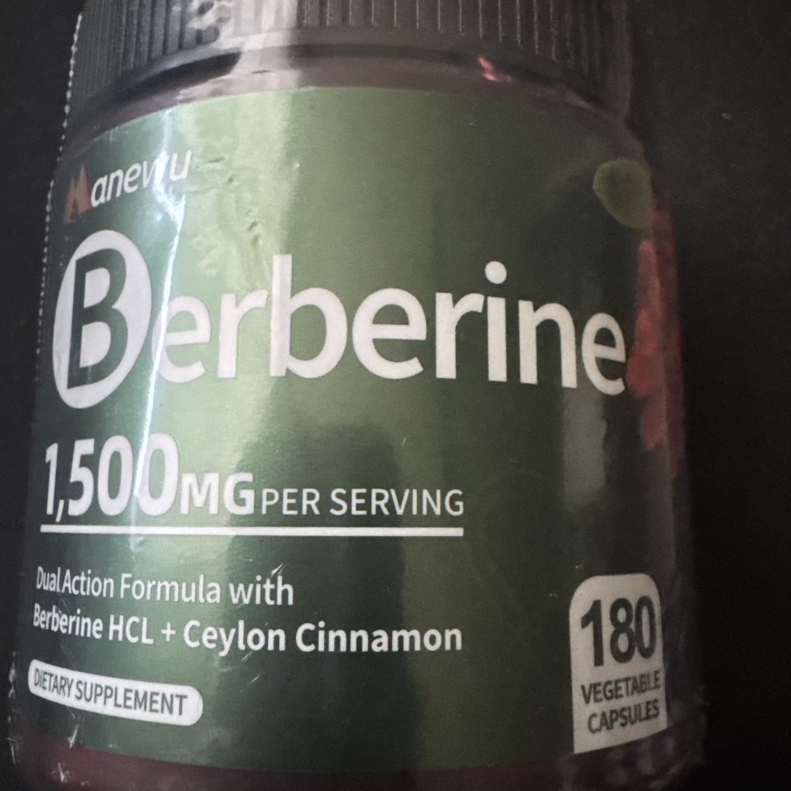 Organic Berberine Supplement – 180 Count Berberine with Ceylon Cinnamon & Cit…
