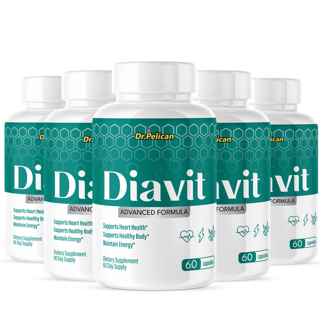 Diavit- Blood Support- 5 Bottles- 300 Capsules