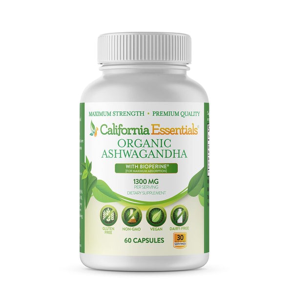 Manage stress and anxiety with Organic Ashwagandha Root Powder 1300mg