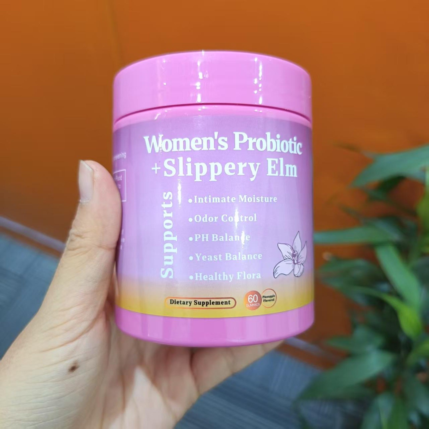 Feminine Probiotics Gummies for Women – Tropical Pineapple Flavor | pH Balance
