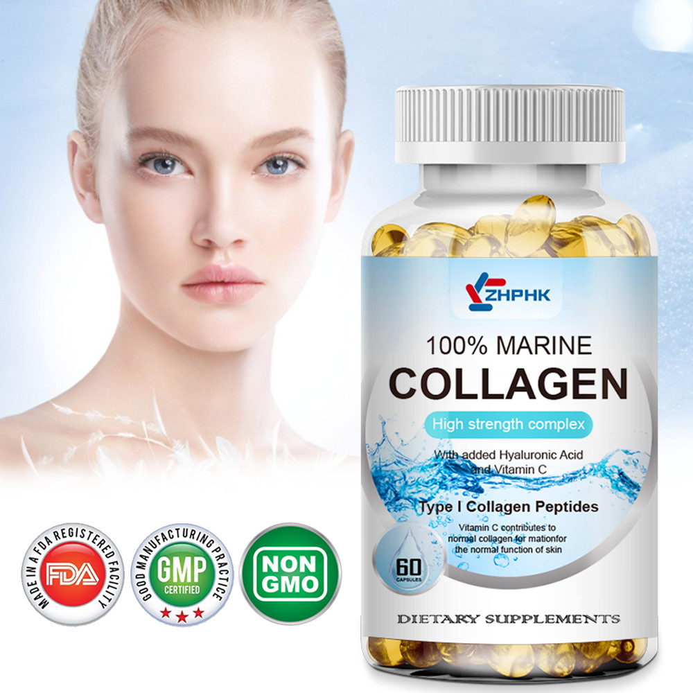 Marine Collagen 1300mg – Skin, Joint, Beauty & Anti-Aging Support Hydrolyzed