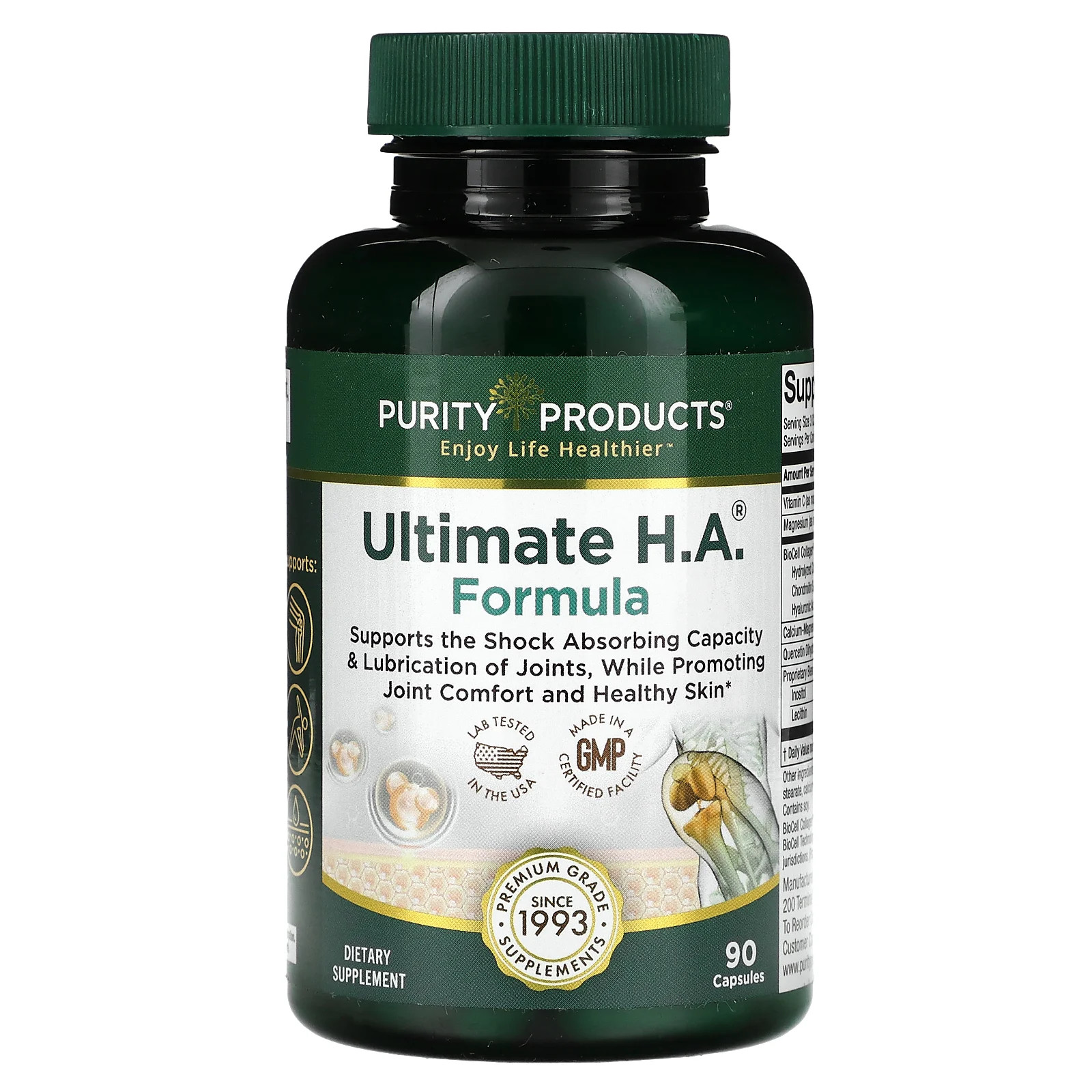 Ultimate H.A. Formula, 90 Capsules