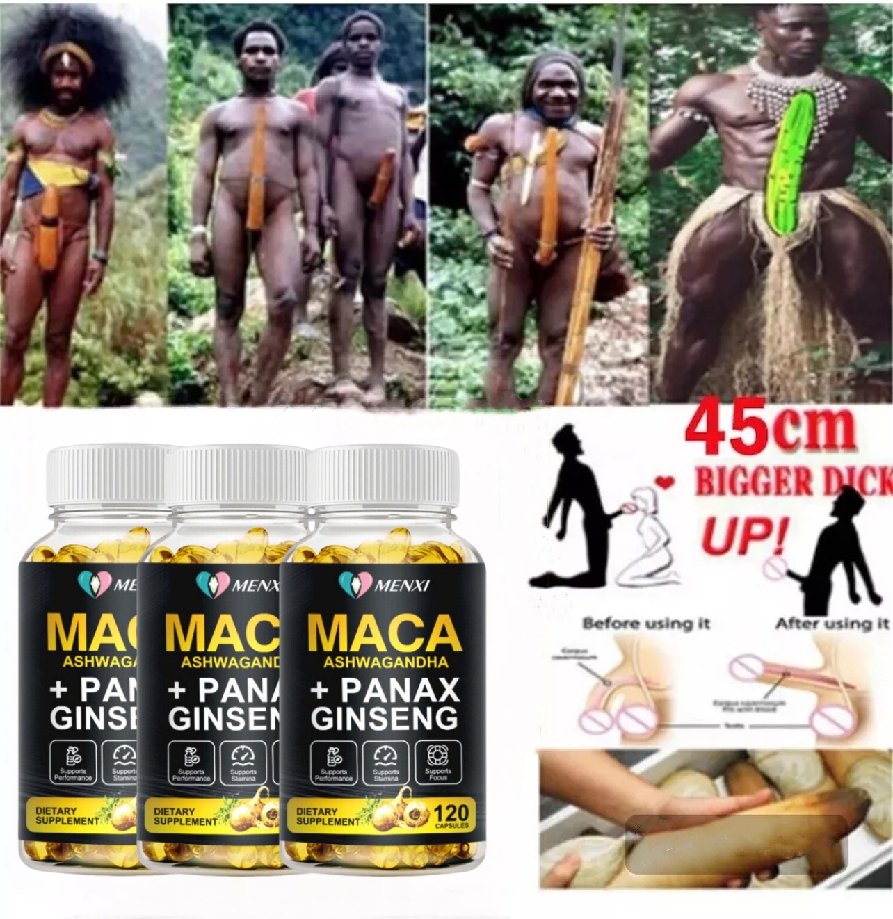 Male Enhancing Libido 360 Capsules – Maca Root,Massive Girth Enlargement Support