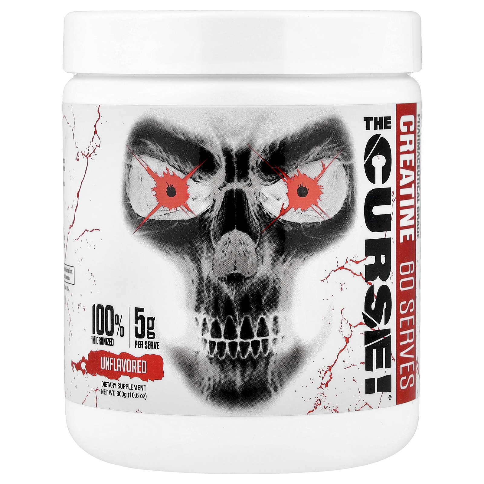 The Curse!®, Creatine, Unflavored, 10.6 oz (300 g)