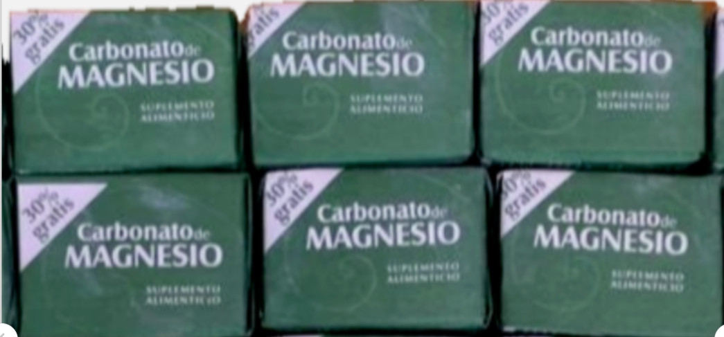 Magnesium Carbonate 7g- 6 pack  Cubes Carbonato de Magnesio PURO Free shipping!