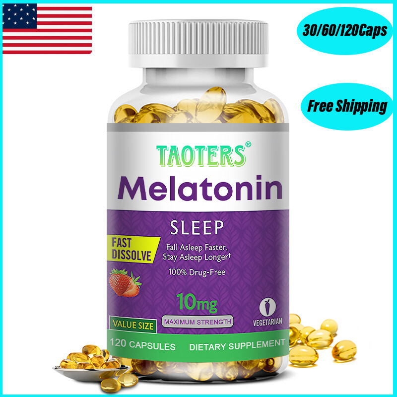 Deep Sleep Formula 120 Capsule Melatonin Sleeping Aid Wake Up Refreshed US