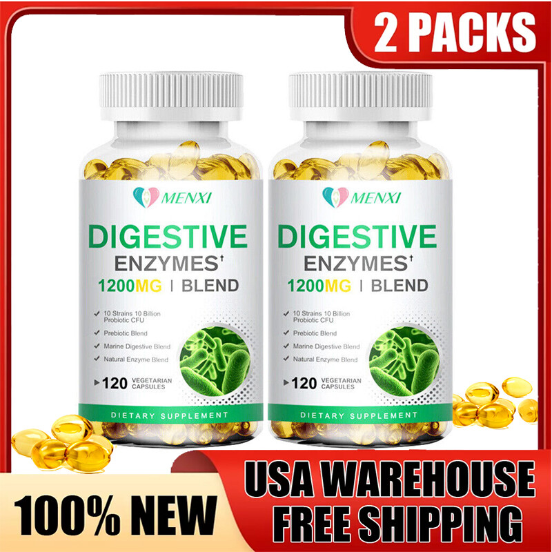 Raw Probiotics 100 Billion CFU Potency Digestive Immune Health 240 Capsules USA