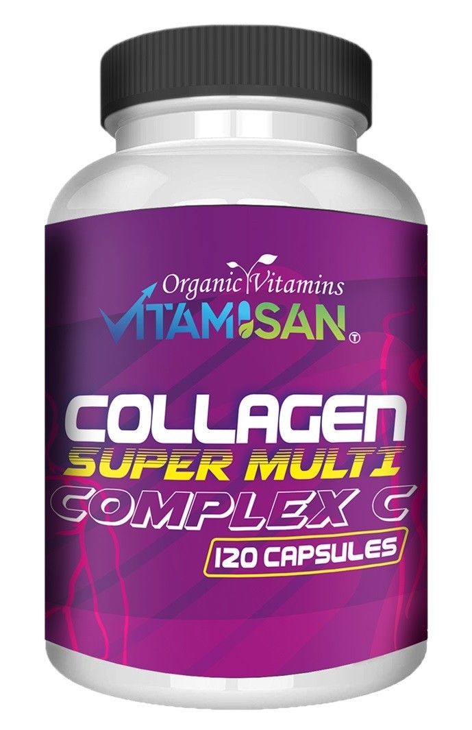 Vitamisan Super Multi Collagen Complex C 120 Capsules – Types I II III V X