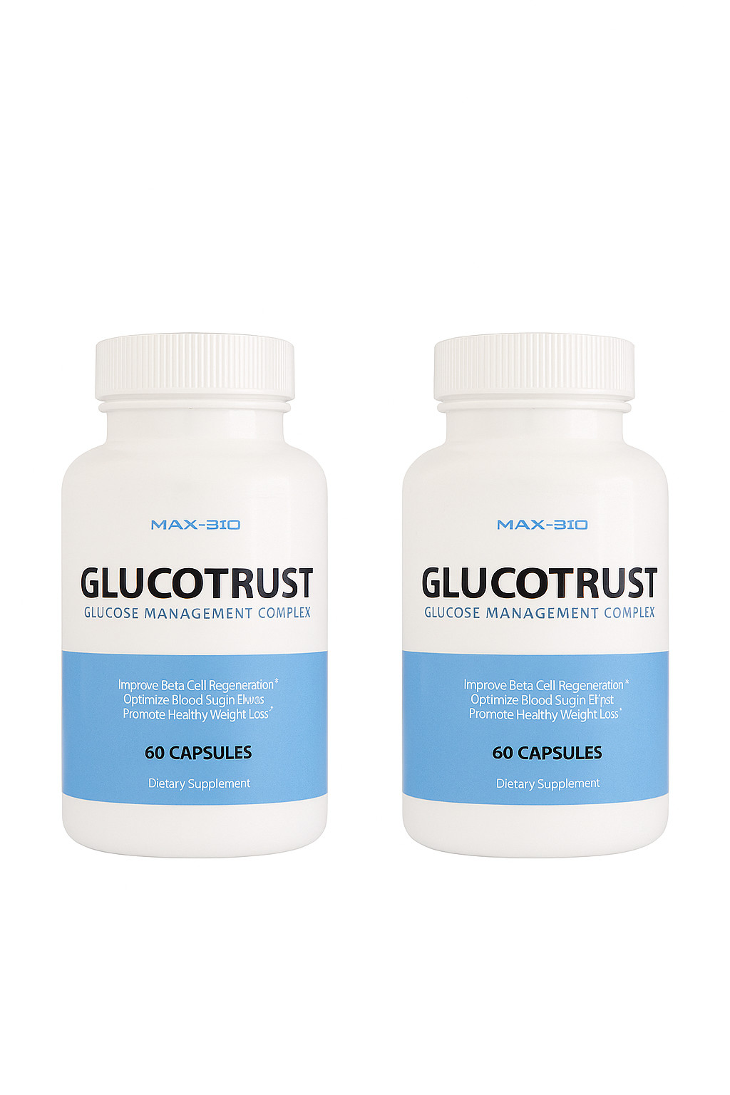 (2 Pack) GlucoTrust Blood Sugar Support –Regulates Blood Sugar & Boosts Health