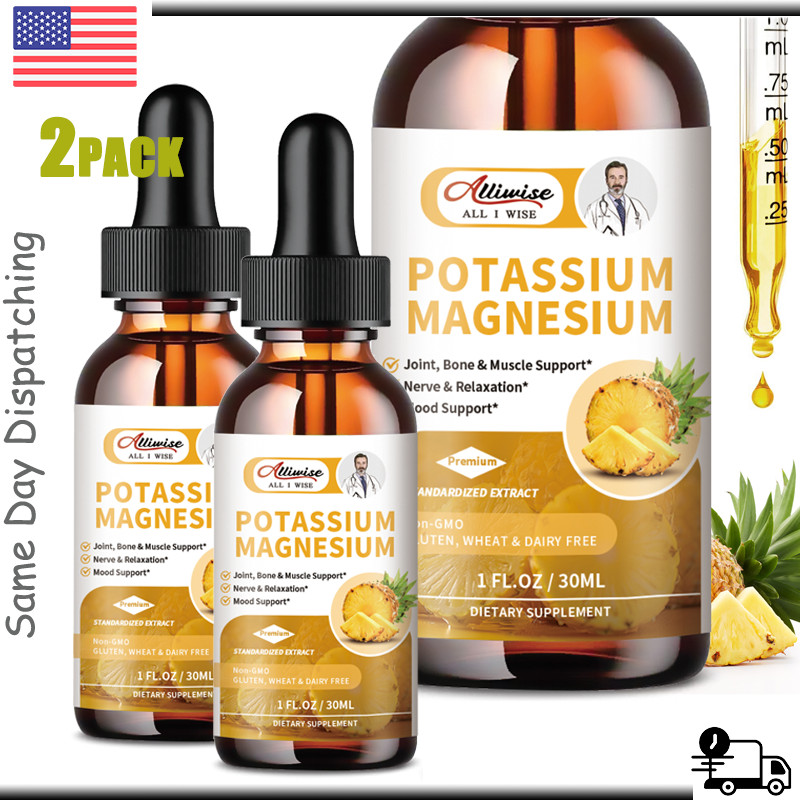 Potassium Magnesium Supplement Liquid – High Absorption Calm Magnesium Complex