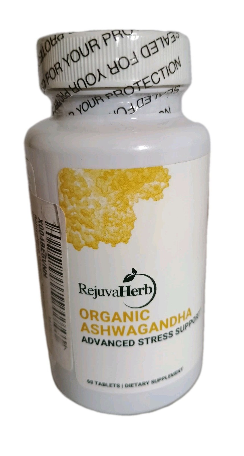 Organic Ashwagandha  675mg + Black Pepper Advanced Stress Support 60 Capsules