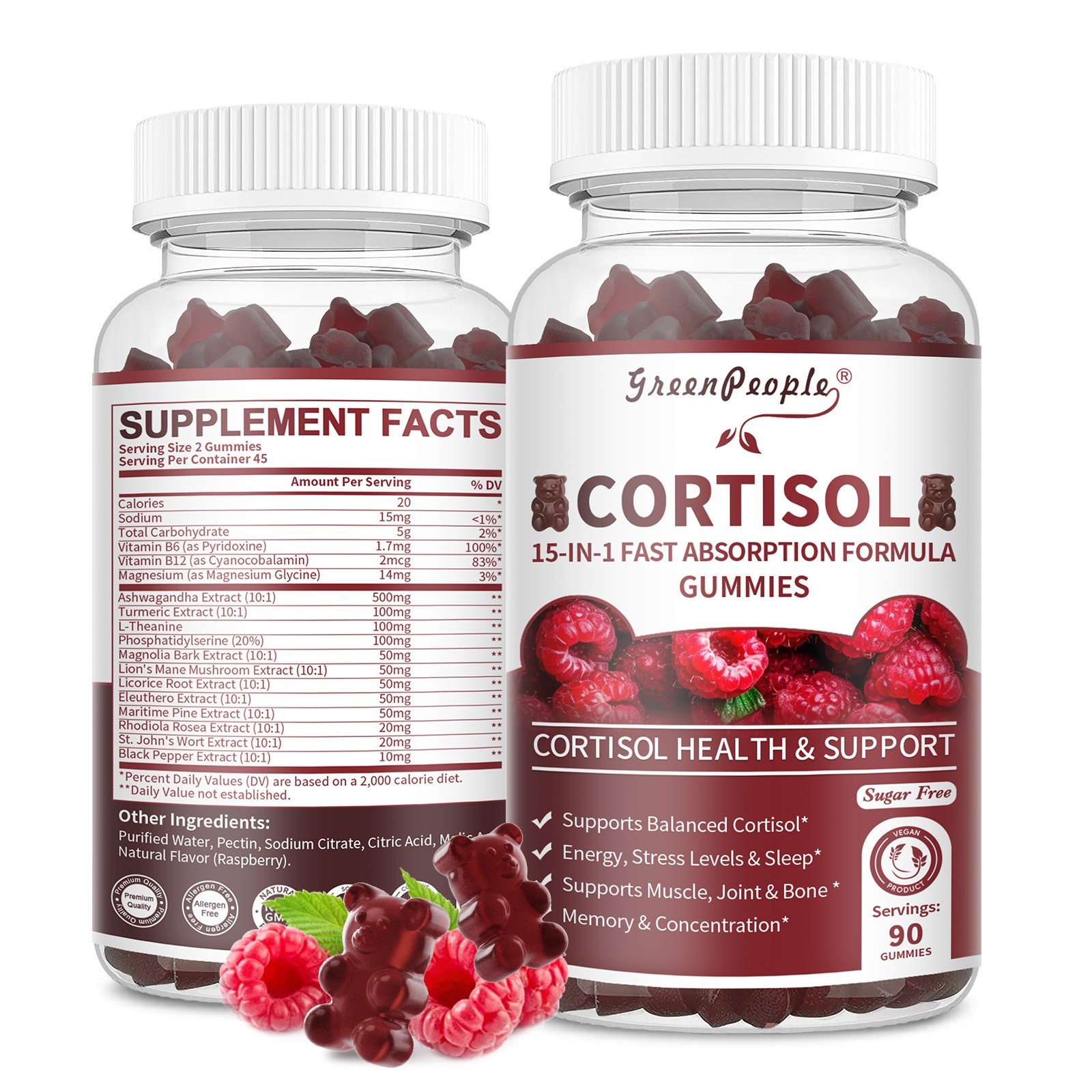 Cortisol Supplements Cortisol Blocker Stress Relief Sleep Aid Adrenal Support