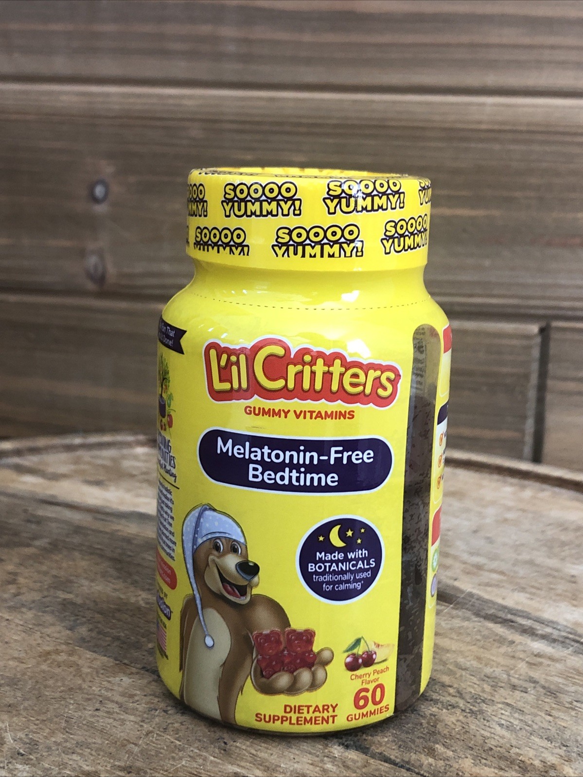 L’il Critters Melatonin-Free Bedtime Supplement for Kids 60 Gummies – Exp 5/26