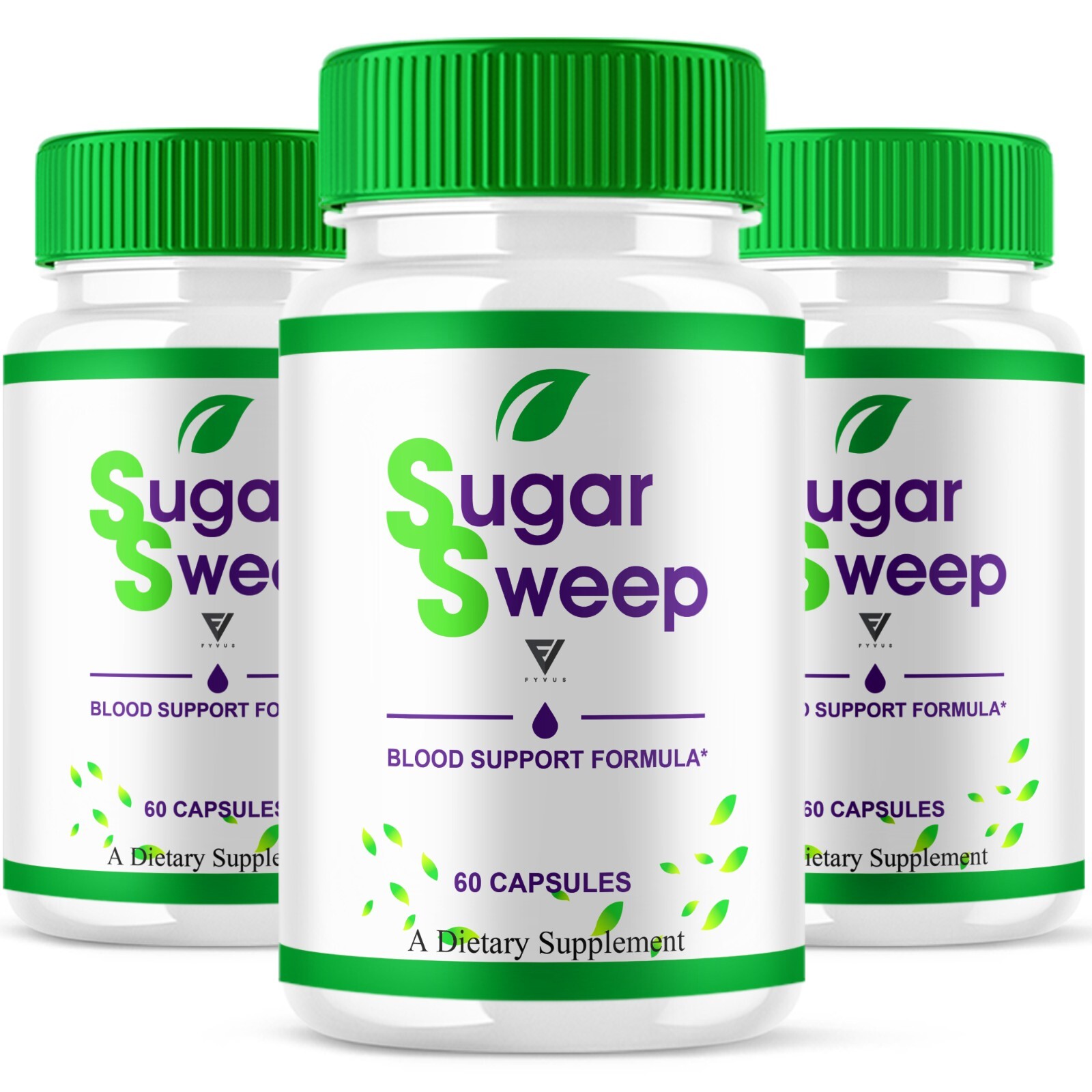 (3 Pack) Sugar Sweep Blood Support Supplement, SugarSweep Pills (180 Capsules)