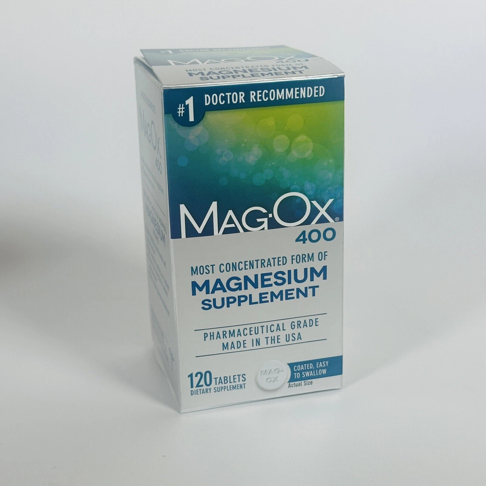 Mag-Ox 400 Most Concentrated Form of Magnesium Supplement 120 tabs Exp. 11/26+