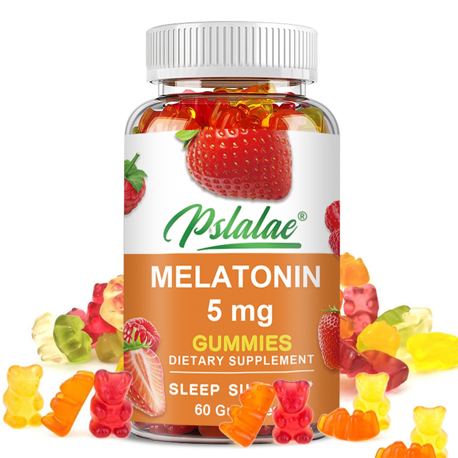 Melatonin Gummies 5mg – Relieve Stress, Improve Sleep, Sleep Support Supplements