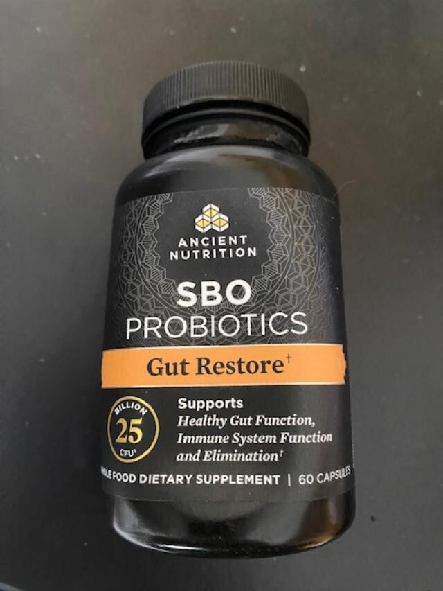 Ancient Nutrition SBO Probiotics GUT RESTORE,  60 caps 25 Billion CFU FREE SHIP