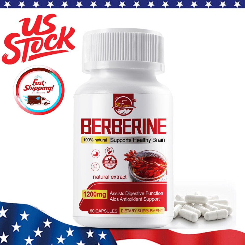 Berberine Caps HCL 10:1 Ceylon Cinnamon 1200mg Heart Health & Immune Blood Sugar