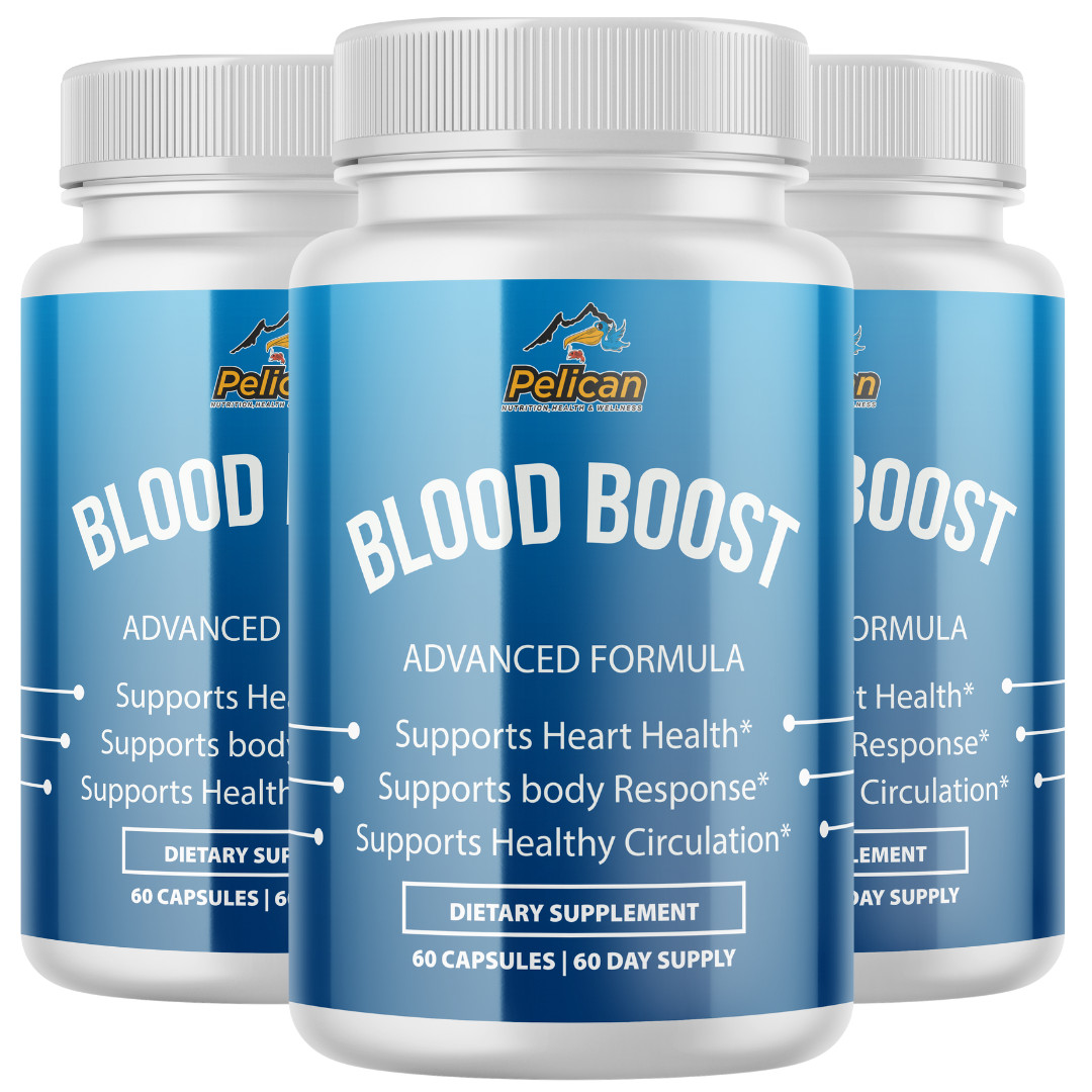 BLOOD BOOST- Blood Support- 3 Bottles- 180 Capsules