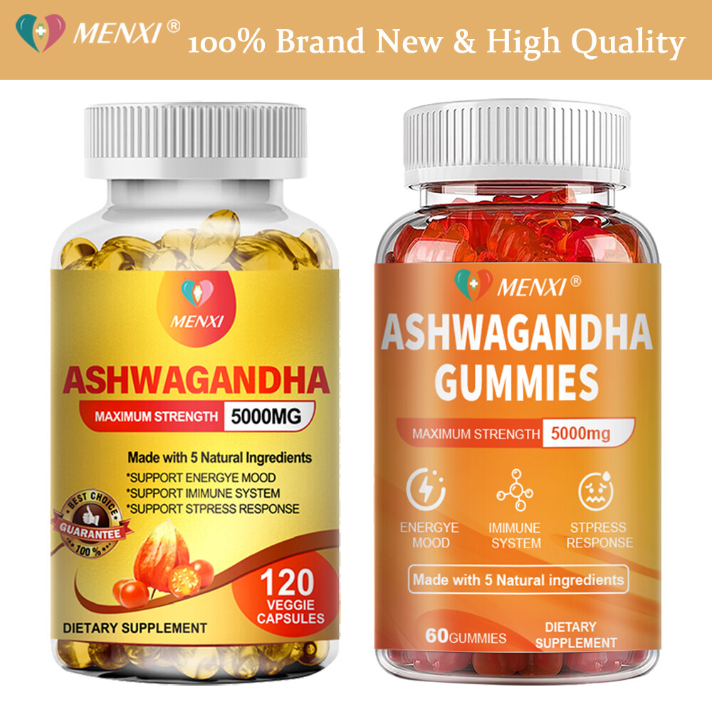 Ashwagandha Capsules for Women & Men – with Ashwagandha Root Extract Supplement